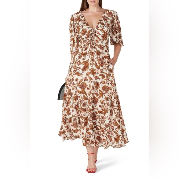 Nicholas Danielle Paisley Maxi Dress US 6 - Picture 2 of 15